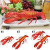 Dekorativa blommor Simulering Fake Food Pography Prop Decor Life Lobster Model Artificial Creative Realistisk form
