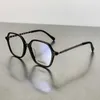 Ny lyxdesigner solglasögon Family Eyeglass Women's Slim and Anti Blue kan matchas med Myopia CH3423 Hawksbill Light Luxury Round Frame