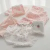 Panties 2022Pink Teenage Panties Strawberry Underwear Lace Underpants 3pcs Bow Girl Briefs Comfortable Cotton Kids clothing x0802