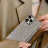 Корпуса сотового телефона роскошной бренд высококачественный All Diamond Bling Shine Show Soft Phone Case для iPhone 14 13 11 Pro XS Max X XR 7 8 Plus Mini SE Cover L230731