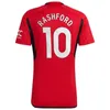 مشجعون 23 24 Sancho Soccer Jerseys Bruno Fernandes Rashford 2023 2024 Men Kids Martinez Casemiro Antony Manchesters Garnacho Weghorst