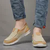 Dress Shoes Men Canvas Casual Breathable Loafers Boat Shoe 2023 Male Comfortable Outdoor Walking Classic Sneakers 230801