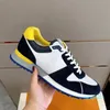 الرجال الأفضل جودة الأحذية الرياضية الشهيرة العلامة التجارية Run Away Shoes Calf-Leather Trainers Technical Rubber Skatoboard Men Men Discal Menual Original Original EU38-46