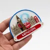 Fridge Magnets 3D refrigerator pasted magnetic world tourism souvenir creative gifts fridge magnets England London bus soldier 230802
