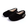 Athletic Shoes Cute 2023 Children Indoor Home Slippers Baby Boy Girl Winter Warm Soft Plush Slip-on Toddler Kid First Walkers Shoe