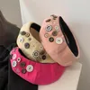 Boinas de otoño para mujer, boina rosa, gorro de verano con diseño de nicho fino, botón, sombrero de pintor, cabeza grande, calabaza octogonal