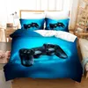 Sängkläder sätter 3D Gamepad Set Custom Kids Boys Teens Videospel täcke för ungdomskontroller BEDSPREAD 230801