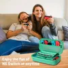 Сумка для хранения для NS Switch/Switch Oled Case, Case Hard Shell, большое место для хранения для нескольких игровых картриджей и других аксессуаров NS Switch зеленый красный и белый