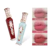 Läppglans Flower Knows Strawberry Rococo Series Cloud Cream Lipsticks Beauty Glazed Mirror Delicate Lipstick 3 5G 230801