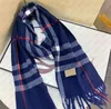 Foulards pour femmes Foulard de créateur Châle Hommes Femmes Wraps Pashmina Top Plaid Design Color Block Écharpe Tissu Super Doux Classique Couple Écharpe Unisexe 180 * 30 4OPM0