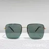 2023 Luxury Designer Sunglasses Spring/Summer New Metal Box Showcase Women's Small Faces Fashion Sunglasses Style 1