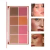 Body Glitter UCANBE 8 Colour Blush Contour Makeup Palette Versatilità Shaping Matte Pigmented Fard 230801