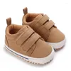 Första vandrare Valen Sina 0-18 Months Casual Sneakers White Baptism Shoes Boy Girl Classical Sport Soft Sole Pu Leather Multi-Color Walker