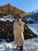 여자 모피 2023 겨울 여성 우아한 단단한 두꺼운 따뜻한 연료 코트 암컷 빈티지 테디 베어 패션 한국인