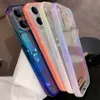 Estuches para teléfonos celulares Cute Gradient Laser Colorful Transparent Soft Case para iPhone 14 13 12 11 Pro Max 7 8 Plus X XR XS Luxury Clear Silicone Cover L230731