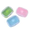 4pcs/set Silicone Folding Lunch Boxes Rectangle Collapsible Bento Box Food Container Bowl 350/500/800/1200ml Wholesale