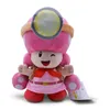 Lovely Pink Mushroom Girl Plush Toy Anime Game Girls Miner Adventure Mushroom Sisters Plushie Doll Kids Gift Age 4 6