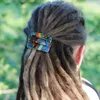 Boho-Stil, flexibles Haarband aus Eisendraht, Pferdeschwanzhalter, Multistyle-Haarseil für Damen und Mädchen, bedruckt, für Geschenkparty