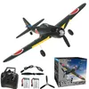 Aeronave Modle presente para o menino Volantex RC Plane 2 4G 4CH Avião de controle remoto EPP 400mm Wingspan 6 Axis Aerobatic Fighter 761 15 RTF 230801