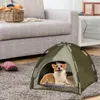 Przenośne domy psa nośnika Pet Tepee Puppy Cat Bed 42 38 cm klatka ogrodzenie na zewnątrz dom