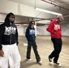 Damen Hoodies Sweatshirts Y2K Europäische und Amerikanische Straße Plus Größe Lose Rosa Gedruckt Muster Reißverschluss Hoodie Hip Hop Mode Freunde Party Kleidung 230802