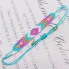 Braccialetti con ciondoli ZHONGVI Gioielli di amicizia intrecciati per le donne Bracciale intrecciato a mano Miyuki con nappa Summer Beach 230801