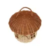 Storage Bottles Snack Cart Desktop Basket Flower Girl Gift Garbage Can Adornment Rattan Mother Egg Trays Deviled Eggs