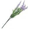 Decorative Flowers Faux Plants Outdoor DIY Fake Decor Decorations Wedding Layout Purple Plastic Simulated Lavender