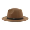 Szerokie brzegowe czapki wiadro dla kobiet fedora kapelusz mężczyzn czapki solidne sukienki formalne panama vintage wielki rozmiar 62 cm Sombreros de Mujer 230801
