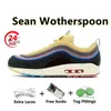 97 97S RUNNINGskor Herrtränare Kvinnor Sneakers Sean Wotherspoon Silver Bullet Undebeated Olive Triple Black Gradient Fade Futura Blue White Black Womens Sports