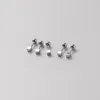 Stud Earrings 2023 Korean Wave JUNG-KOOK Same Stainless Steel Geometry Earstuds Punk Style Men's Jewelry Hip Hop Fashion Accessories Gift