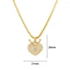 Catene ULJ Crown Heart Stainlss Steel Reinstones Ciondolo Collana Hip Hop Gioielli per uomo donna