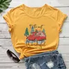 Dames T-shirts Prachtige tijd van het jaar Kerst Katoen Vrouwen Shirt Unisex Winter Grappig Casual Korte mouw Top Gift Tee