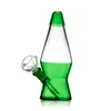 Zaczarowany 6,1 -calowy lampka Hakah Glass z zielonym ustnikiem i rozproszonym w dół - 10 mm żeński staw