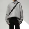 Men's Hoodies Oversized Men Fashion Casual Grey Black Hooded Sweatshirt Streetwear Korean Loose Pullover Hoodie Mens Hoody S-2XL