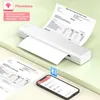 Phomemo M08F A4 Paper Printerable USB نقل حراري لا حاجة إلى حبر أو الحبر للهاتف المحمول للكمبيوتر الشخصي