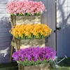 Decorative Flowers 1bunch Artificial Violet Wedding Party Desktop Decoration Bouquet Valentine's Day Gift Garden Home DIY Accessories