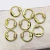 Pendant Necklaces 8 Pcs Circle Clasp Accessories For Necklace Making Fashion Jewelry Lock Shape Women 8204