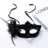 Hoofddeksels Een zwarte kleur vol prachtige stijl Elegante damesmode decoratief masker ontworpen voor prom party prop