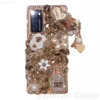 Корпуса сотового телефона Bling Diamond Pumpkin Car Soft Phone Case для Samsung A70 A71 A90 A81 A91 M10 S M11 M20 M21 M30 M31 M40 M60S M80S Back Cover L230731