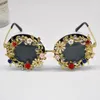 Lunettes de soleil INS Diamant Femmes Marque Designer Partie Dames Lunettes Strass Saison Perle Lunettes Lunette De Soleil Femme