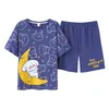 Women's Sleepwear BZEL Cute Dog Pattern Pajamas Set Cotton Casual Home Wear Pijamas Suit Lovely Girl's Pyjamas Comfort Nightwear