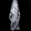 Bridal Veils Fast White/Ivory Lace Applique Edge One Layer 1.5 M Long Wedding Veil/Bridal Accessories