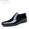 Обувь для обуви Decarsdz Мужская формальная обувь 2023 Летние вечерние туфли мужская мода высококачественная кожаная бизнес -офис Свадебные обувь Z230802