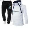 Męskie dresy mody męskie dres światy swobodny polar bluzy + spodnie sportowe kombinezony joggingowe fitness Tracksuit Sportswear Suits Athletic Sets T230802