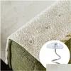 Clipes de bolsa 20 pçs fixador de lençol de cama transparente torcido unhas almofada de sofá cobertores Er Grippers suporte fixação antiderrapante para casa Dhple