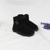 Kids Australia Mini Bailey Classic Button II Boots Children Girls Snow Boot Fur Winter Warm ugglies Youth Big Kid Shoes Toddler wggs Baby Booties Ches E8Wl#