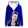 Bluzy męskie EYSTERM Hooded Bluza personalizacja bloger Casual Zip Hoodie Unisex 3D Bluza Unquiue Nowość Flyword123