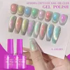 Smalto per unghie 75ml Glitter Magnetic Cat Eye Gel Aurora Shimmer Varnish Semi Permanent Manicure Art Supplies 230802