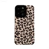 Étuis de téléphone portable Hot Leopard Print Phone Case pour iPhone 14 11 13 Pro Max MiNi 6 S 7 8 Plus X XS Max XR Animal Couverture souple antichoc L230731